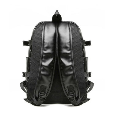 Mochilas Cuero Sintetico Hombre detras